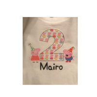 verjaardag shirt 2 jaar met naam